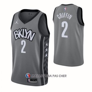 Maillot Brooklyn Nets Blake Griffin NO 2 Statement 2021 Gris