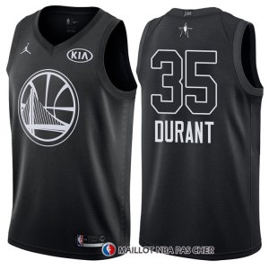 Maillot All Star 2018 Golden State Warriors Kevin Durant 35 Noir
