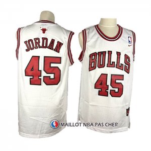 Maillot Chicago Bulls Michael Jordan Retro Blanc