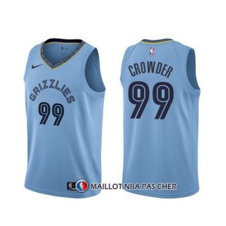 Maillot Memphis Grizzlies Jae Crowder Statement Bleu
