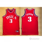 Maillot retro de Allen iverson Philadelphia 76ers #3 Rouge