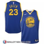 Maillot Enfant Golden State Warriors Draymond Green No 23 2018 Bleu