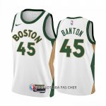 Maillot Boston Celtics Dalano Banton NO 45 Ville 2023-24 Blanc