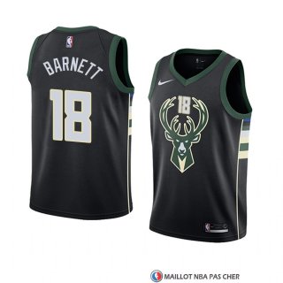 Maillot Milwaukee Bucks Jordan Barnett Statement 2018 Noir