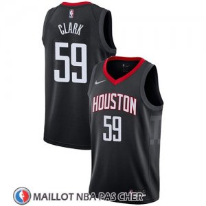 Maillot Houston Rockets Gary Clark 59 Statement 2017-18 Noir