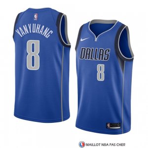 Maillot Dallas Mavericks Ding Yanyuhang Icon 2018 Bleu