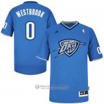 Maillot Westbrook Oklahoma City Thunder #0 Bleu