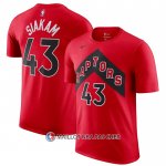 Maillot Manche Courte Tornto Raptors Pascal Siakam Icon Rouge
