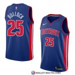 Maillot Detroit Pistons Reggie Bullock Icon 2018 Bleu