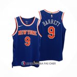 Maillot New York Knicks Rj Barrett NO 9 Icon Authentique Bleu