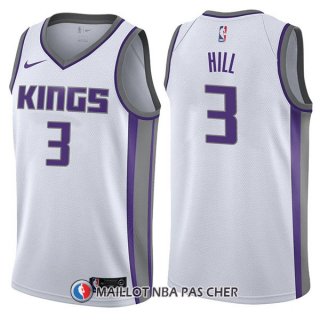 Maillot Sacramento Kings George Hill Association 3 2017-18 Blanc