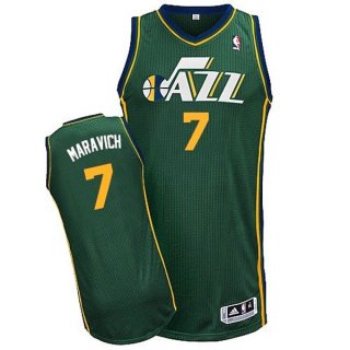 Maillot Retro Jazz Maravich 7 Vert