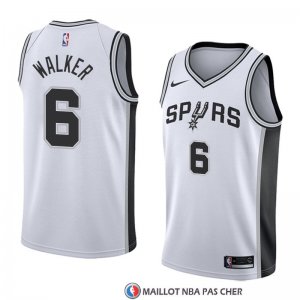 Maillot San Antonio Spurs Lonnie Walker Association 2018 Blanc