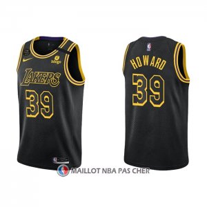 Maillot Los Angeles Lakers Dwight Howard NO 39 Mamba 2021-22 Noir