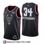 Maillot All Star 2019 Milwaukee Bucks Giannis Antetokounmpo Noir