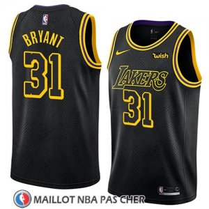 Maillot Los Angeles Lakers Thomas Bryant No 31 Ciudad 2018 Noir
