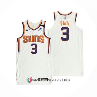 Maillot Phoenix Suns Chris Paul NO 3 Association Authentique 2021 Blanc