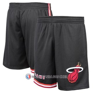 Short Miami Heat Mitchell & Ness Noir