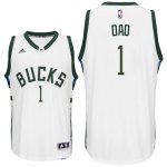 Maillot Fete des Peres Bucks Dad 1 Blanc