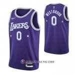 Maillot Los Angeles Lakers Russell Westbrook NO 0 Ville Edition 2021-22 Volet
