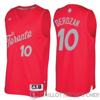 Maillot DeRozan Toronto Raptors Noel #10 Rouge