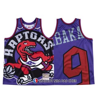 Maillot Tornto Raptors Serge Ibaka Mitchell & Ness Big Face Volet