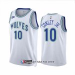 Maillot Minnesota Timberwolves Mike Conley JR. NO 10 Classic 2023-24 Blanc