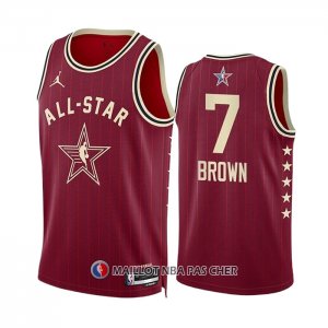 Maillot All Star 2024 Boston Celtics Jaylen Brown NO 7 Rouge