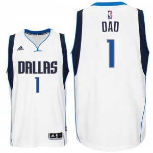 Maillot Fete des Peres Mavericks Dad 1 Blanc