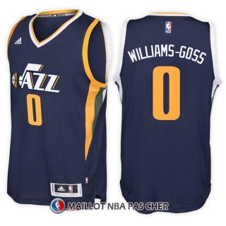 Maillot Utah Jazz Nigel Williams Goss Road 0 Bleu