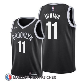 Maillot Enfant Brooklyn Nets Kyrie Irving Icon 2019 Noir