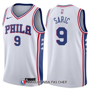 Maillot Philadelphia 76ers Dario Saric Swingman Association 9 2017-18 Blanc