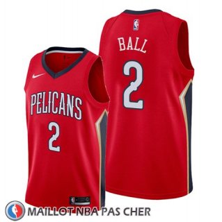 Maillot New Orleans Pelicans Lonzo Ball Statement Rouge