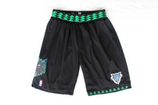 Short retro de Noir Minnesota Timberwolves NBA