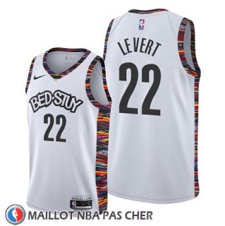 Maillot Brooklyn Nets Caris Levert Ville 2019-20 Blanc