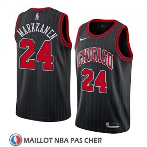 Maillot Chicago Bulls Lauri Markkanen Statement 2019-20 Noir