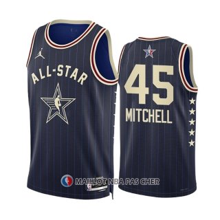 Maillot All Star 2024 Cleveland Cavaliers Donovan Mitchell NO 45 Bleu