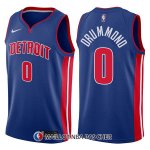 Maillot Detroit Pistons Andre Drummond Icon 0 2017-18 Bleu