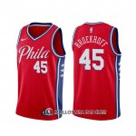 Maillot Philadelphia 76ers Ryan Broekhoff Statement Rouge