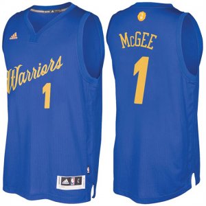 Maillot Navidad 2016 Javale Mcgee Warriors 1 Bleu