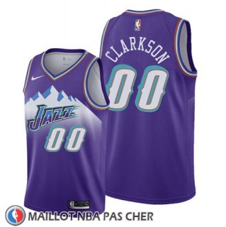Maillot Utah Jazz Jordan Clarkson Classics Edition Volet