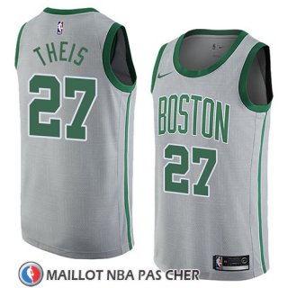Maillot Boston Celtics Daniel Theis No 27 Ciudad 2018 Gris