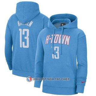 Veste a Capuche Houston Rockets James Harden Ville 2020-21 Bleu