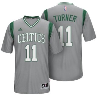 Maillot Manche Courte Celtics Turner 11 Gris