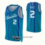 Maillot Charlotte Hornets Lamelo Ball NO 2 Ville 2021-22 Bleu