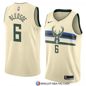 Maillot Milwaukee Bucks Eric Bledsoe Ville 2018 Crema
