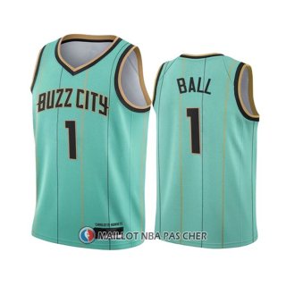Maillot Enfant Charlotte Hornets Lamelo Ball NO 1 Ville 2020-21 Vert