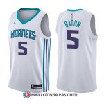 Maillot Charlotte Hornets Nicolas Batum Association 5 2017-18 Blanc