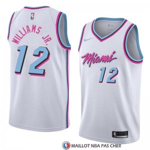 Maillot Miami Heat Matt Williams Jr. Ville 2018 Blanc