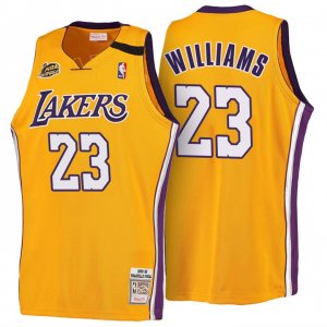 Maillot Retro 1999-00 Lakers Williams 23 Jaune